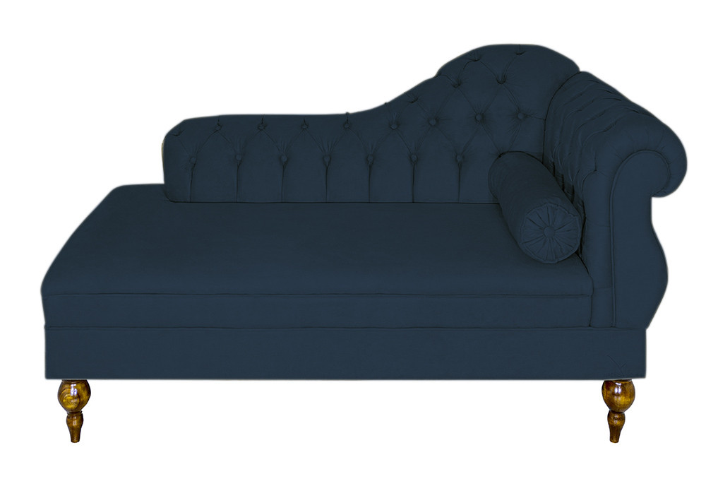 Loja De Moveis E Artigos De Decoracao Nanda Decor Recamier Sofa Diva Cancun Capitone 1 60 Metros Sued Azul Marinho Saldao