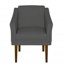 Poltrona Decorativa Para Sala Quarto Recepção Gran Diego - Nanda Decor
