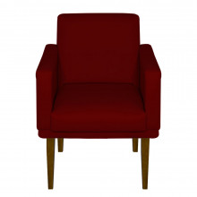 Poltrona Decorativa para Sala Quarto Clínica Recepção Escritório Nina Glamour - Nanda Decor