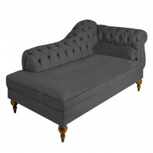 Recamier Divã Sofá Chaise Consultório Clínica Recepção Sala Estar Hotel Cancun 1.40m - Nanda Decor
