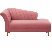 Recamier Divã Sofá Estofado Chaise Salão Clínica Recepção Hospital Psicologia Iza 1.60m - Nanda Decor